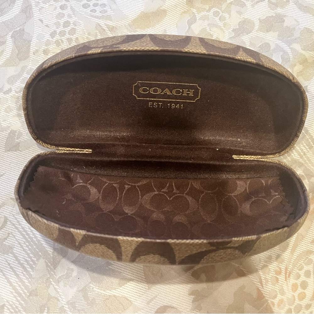 Never used coach glasses case